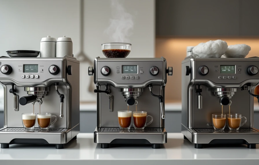 Тест кавоварок з ручним капучинатором